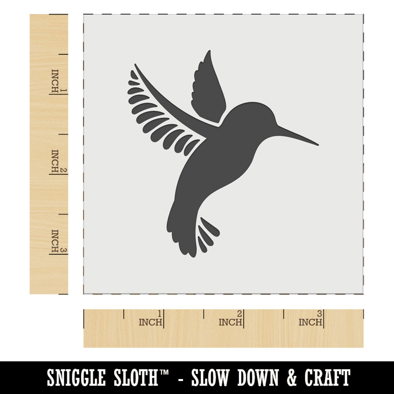 Hummingbird Hovering Wall Cookie DIY Craft Reusable Stencil